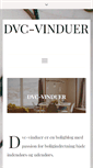 Mobile Screenshot of dvc-vinduer.dk