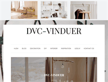 Tablet Screenshot of dvc-vinduer.dk